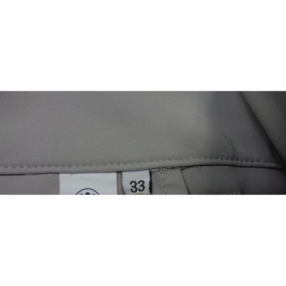 State & Liberty Tech Pants Mens 33x31 Light Grey 4 Way Stretch Nylon Performance - Picture 6 of 13